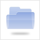 blue folder