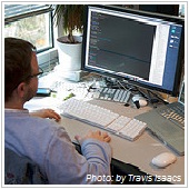 tech support checking and monitoring computer