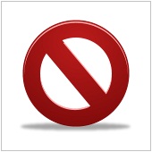 cancel sign