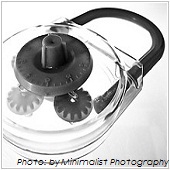 clear padlock